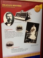 Picture of braille writer poster