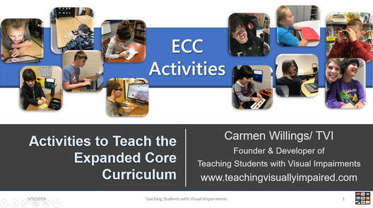 Cover slide of Core Activities to Teach the ECC