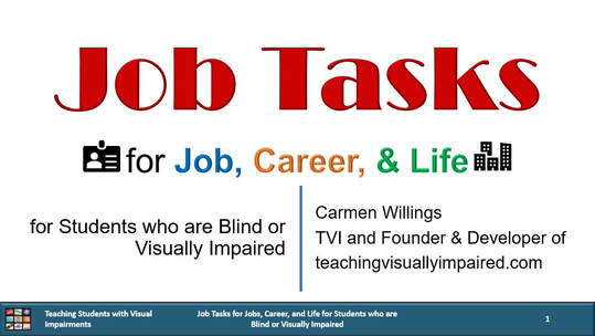 Cover of Job Tasks for Job Career and Life with a name badge icon and a city scape icon