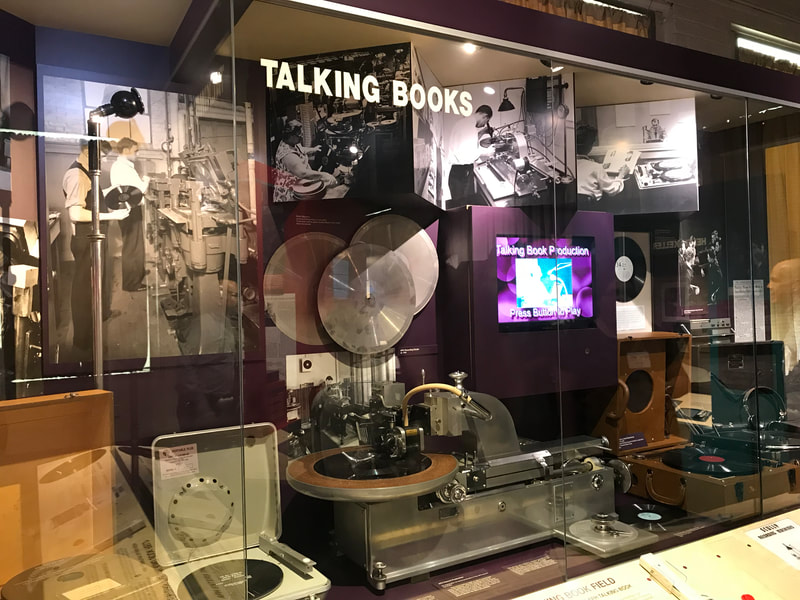 APH museum Talking Book display