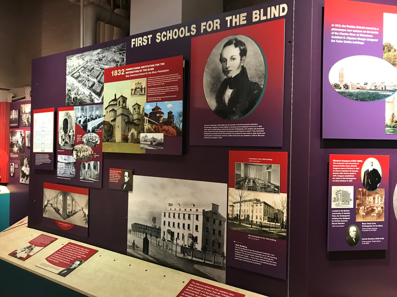 APH museum First Schools for the Blind display