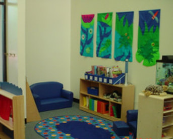 Picture of organized reading area