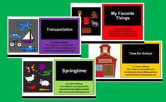 Collage of covers of choice making activities
